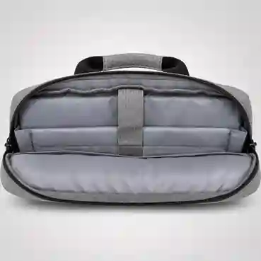 custom made Grey Executive Laptop Bag with hidden Pocket